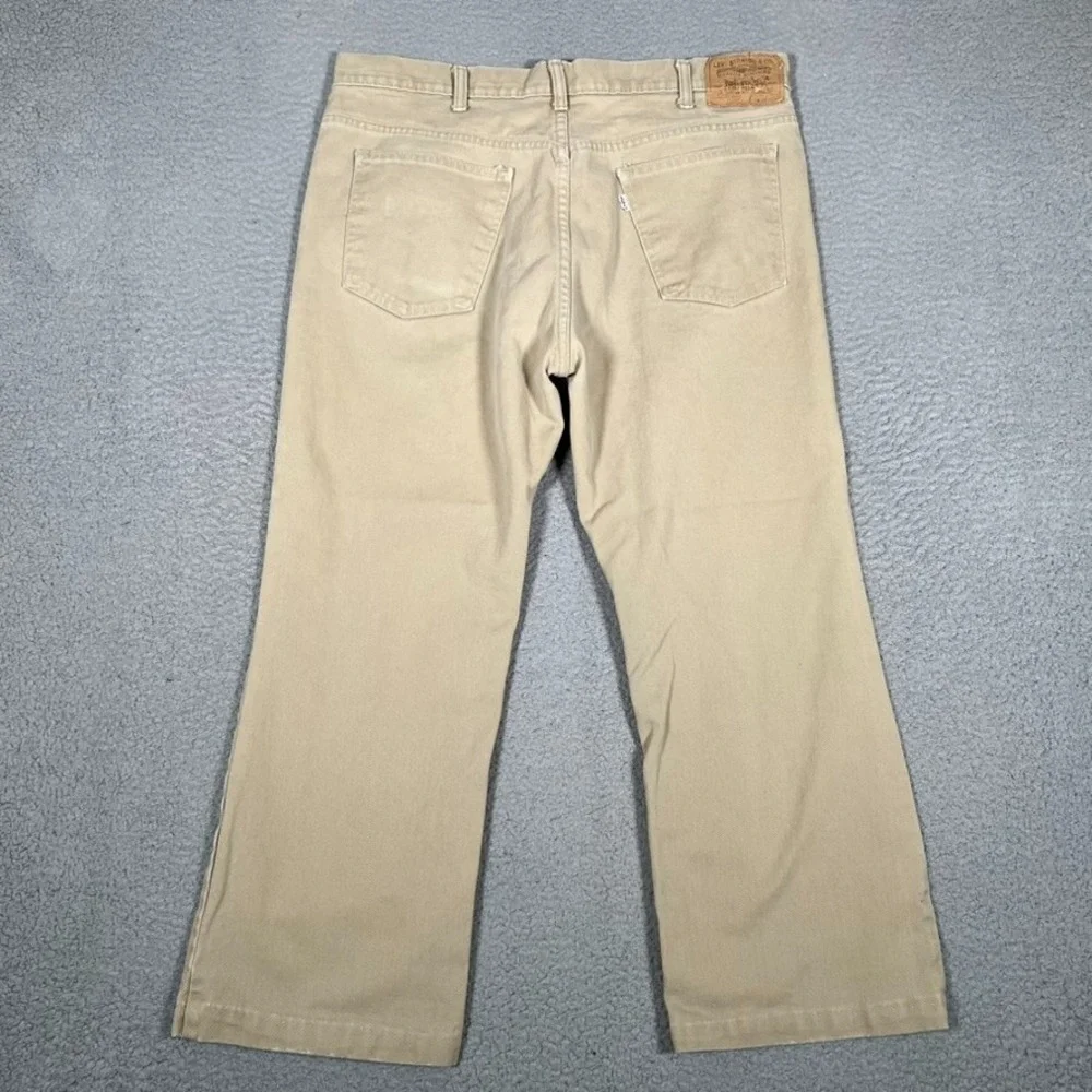 Levis Jeans Mens 36x25 Brown Vintage 517 Bootcut Denim Cowboy Rodeo Workwear USA